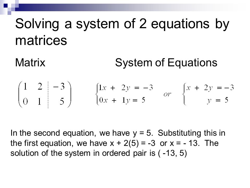 Systems of Linear Equations and Word Problems